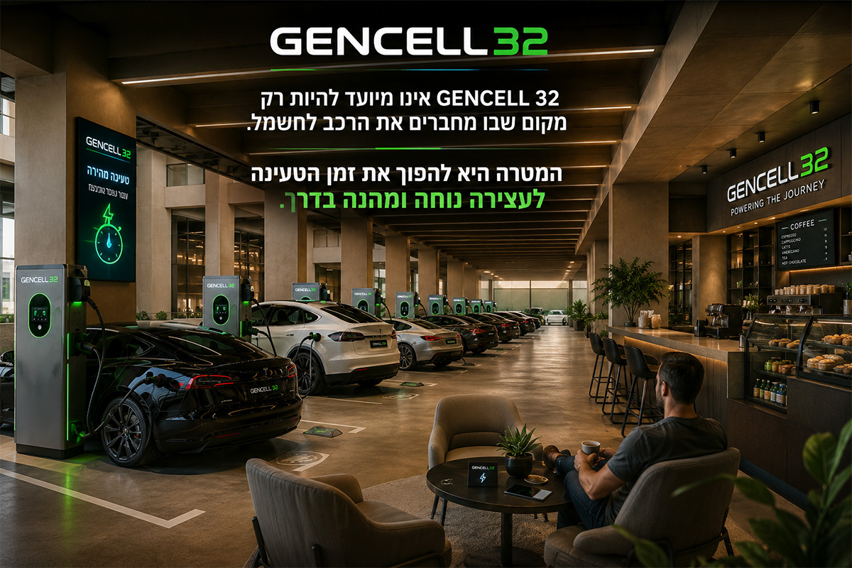 GENCELL  מתחם הטענה מהירה בים המלח